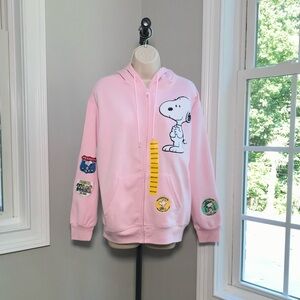 Peanuts Snoopy Woodstock Women's Full Zip Sweatshirt Hoodie Medium NEW  LAST ONE